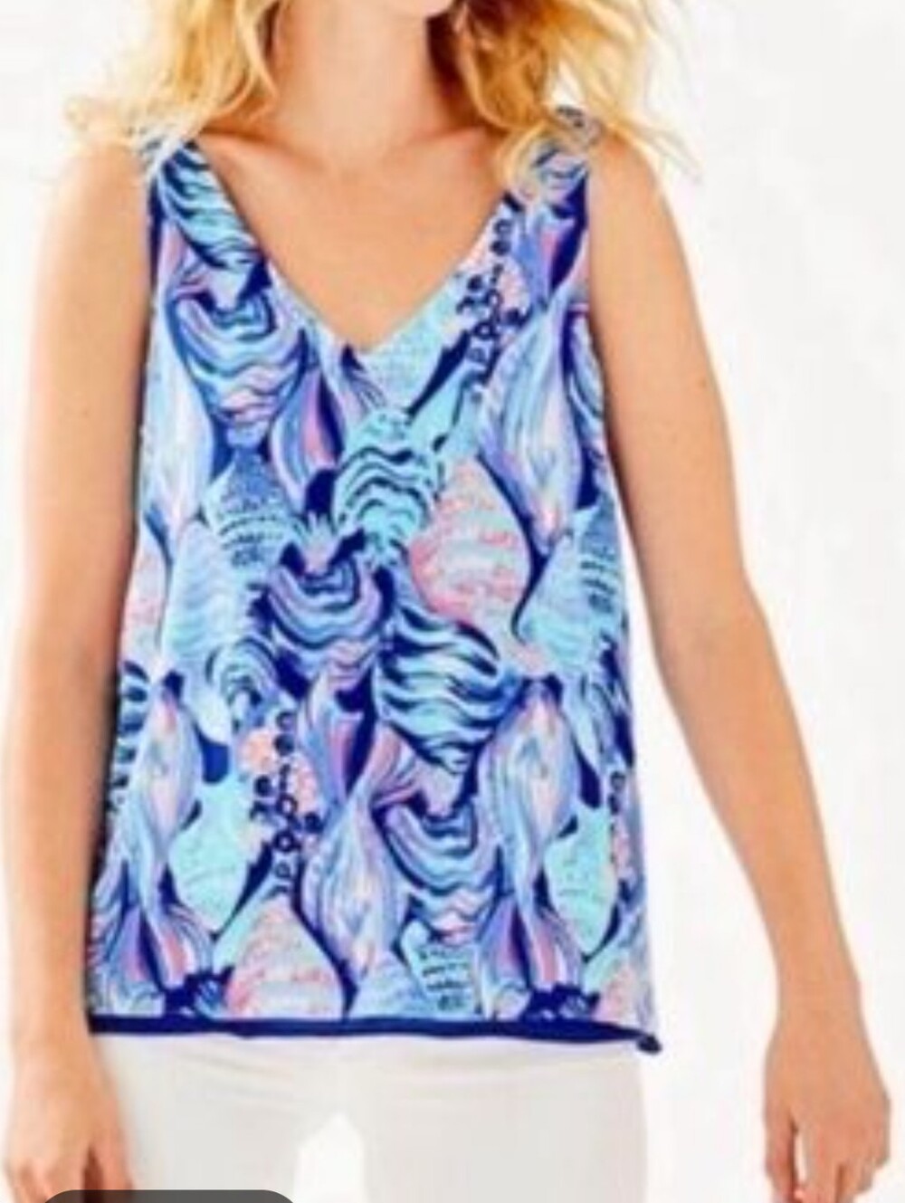 Lilly Pulitzer Florin Reversible Tank Xs